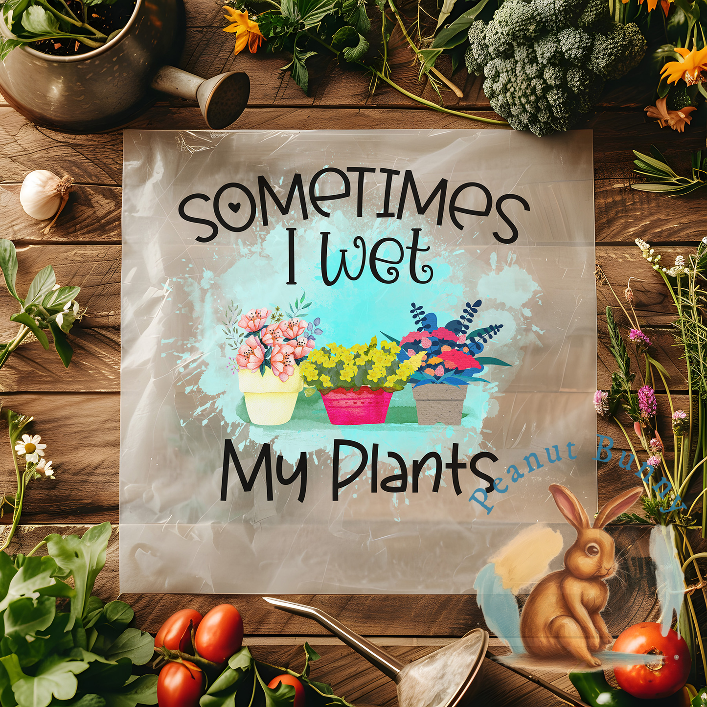 Bloom Burst Radiance Gardening DTF PIC