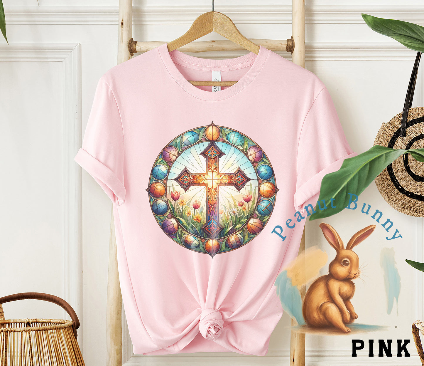 Stained Glass Cross 4 Christian DTF 24