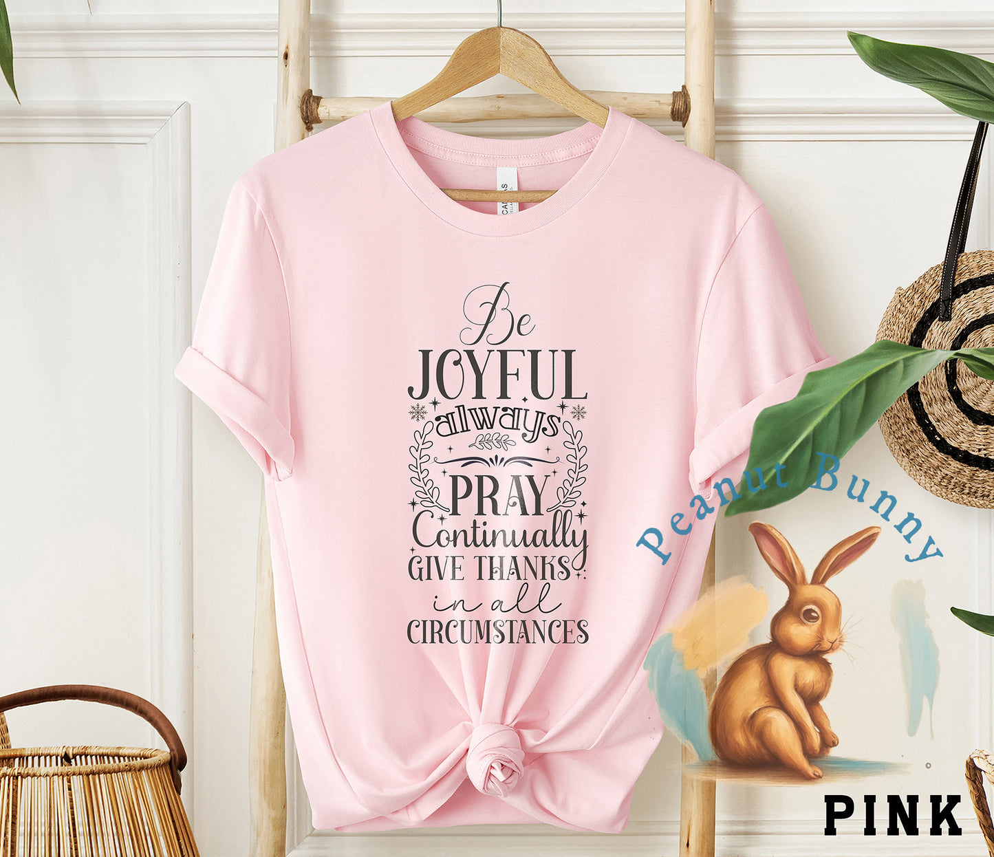Be joyful always pray continually give thanks in all circumstances-01 Christian DTF 223