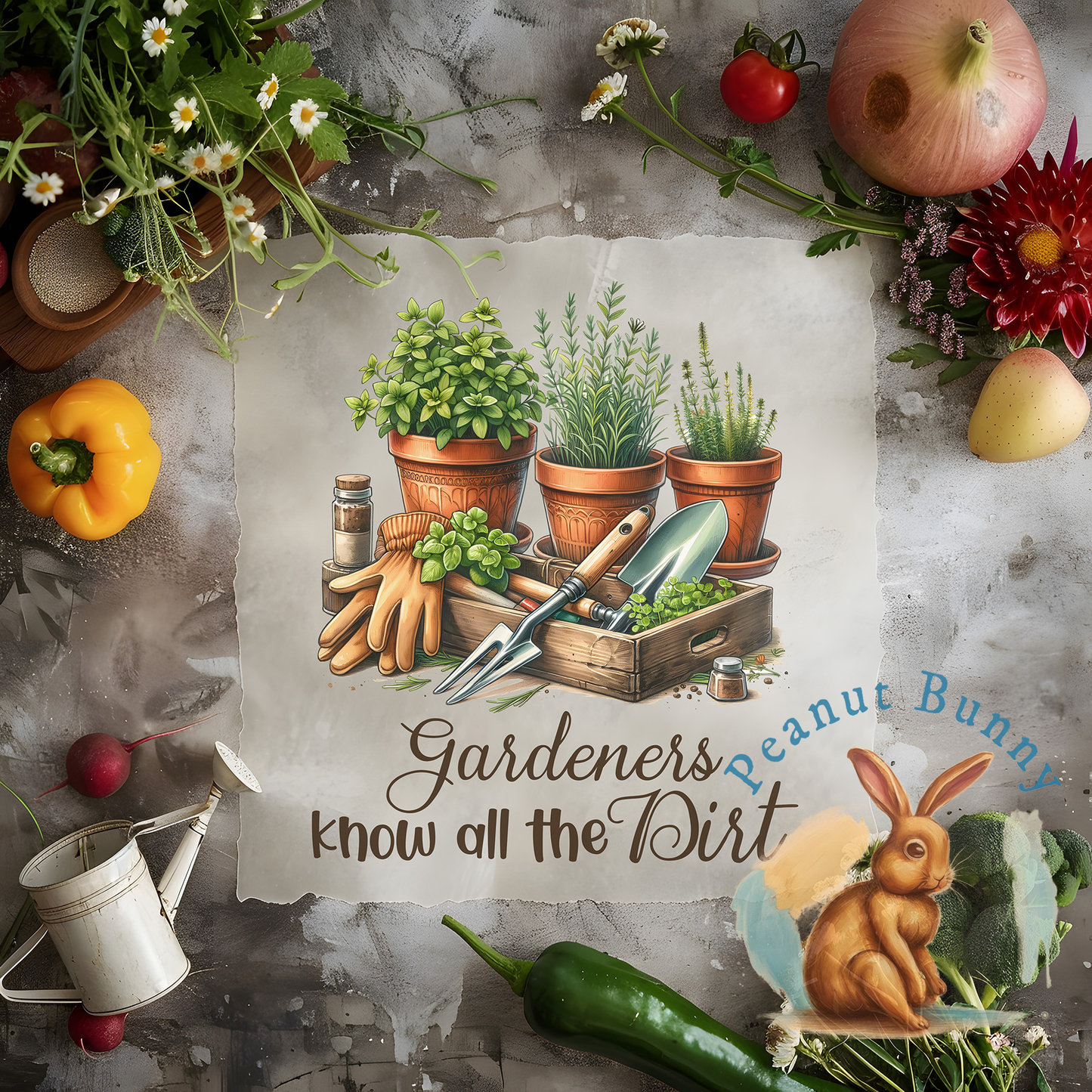 Gardening Giggles Gardening DTF PIC