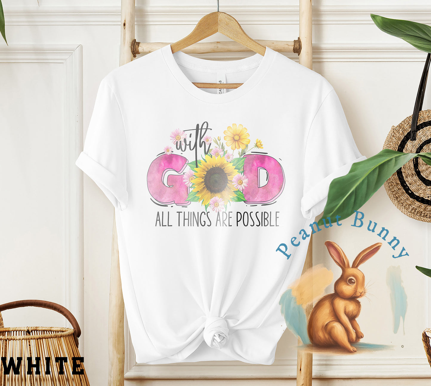 Rms0305- 1 With God All Things Are Possible Christian DTF 534