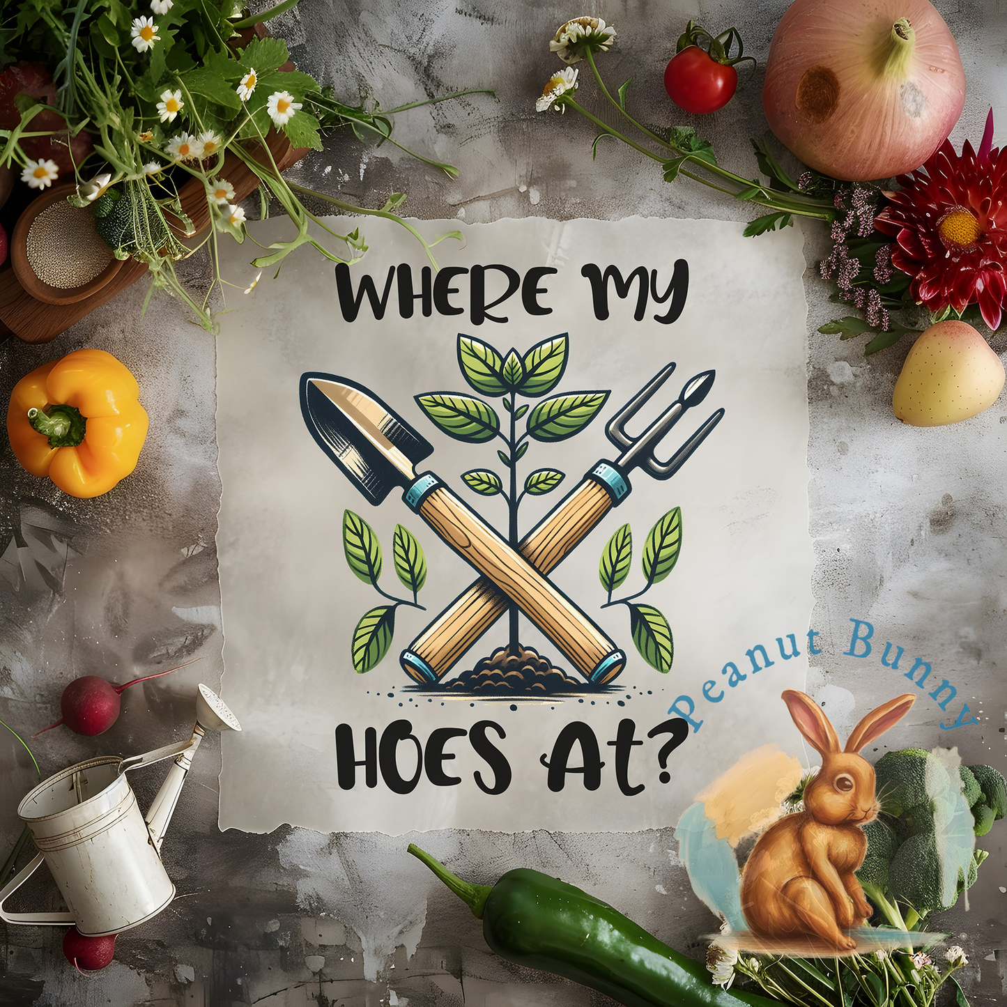 Joyful Jasmine Gardening DTF PIC