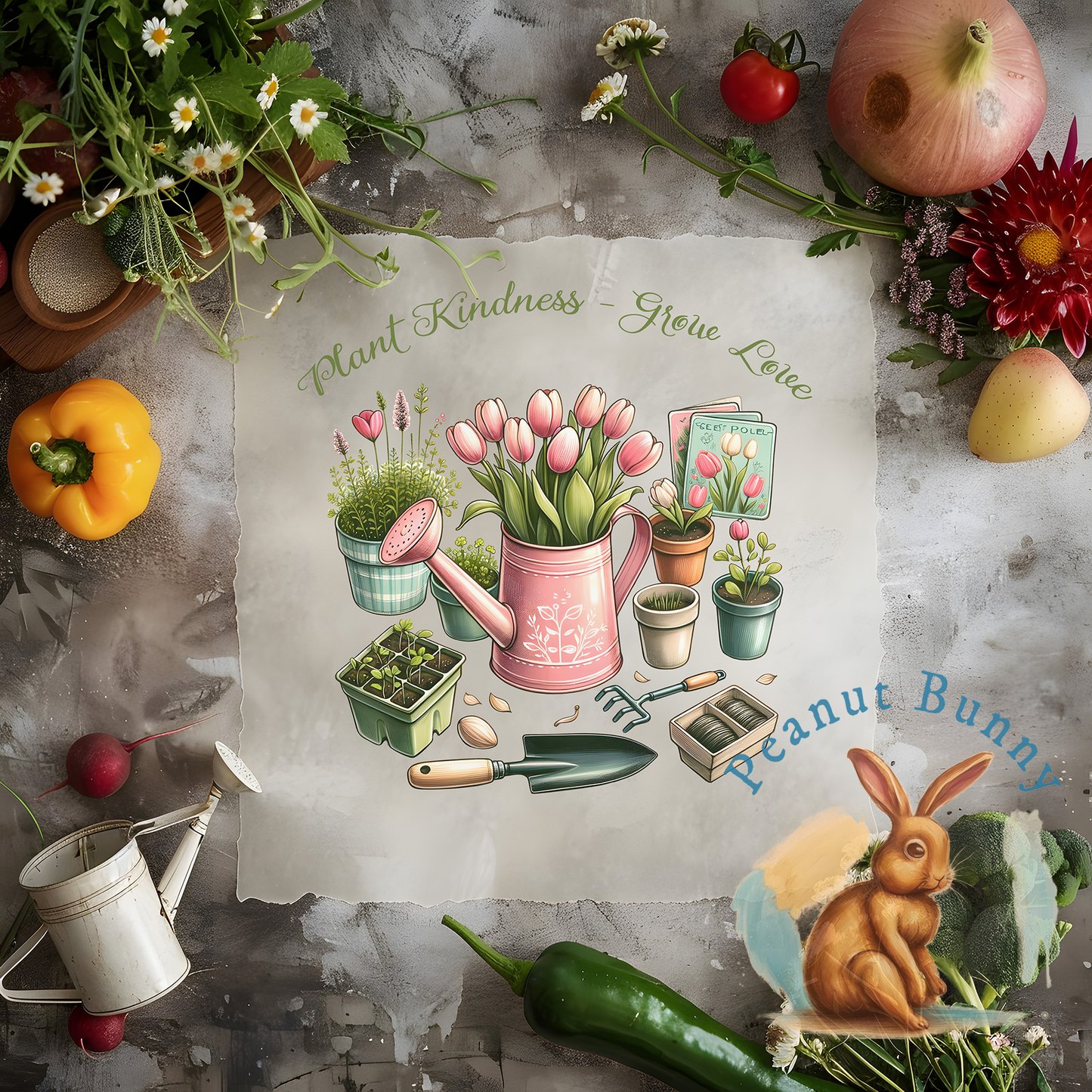 Fern Fandango Gardening DTF PIC