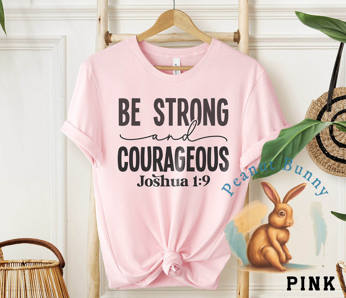 Be strong and courageous-01 Christian DTF 234