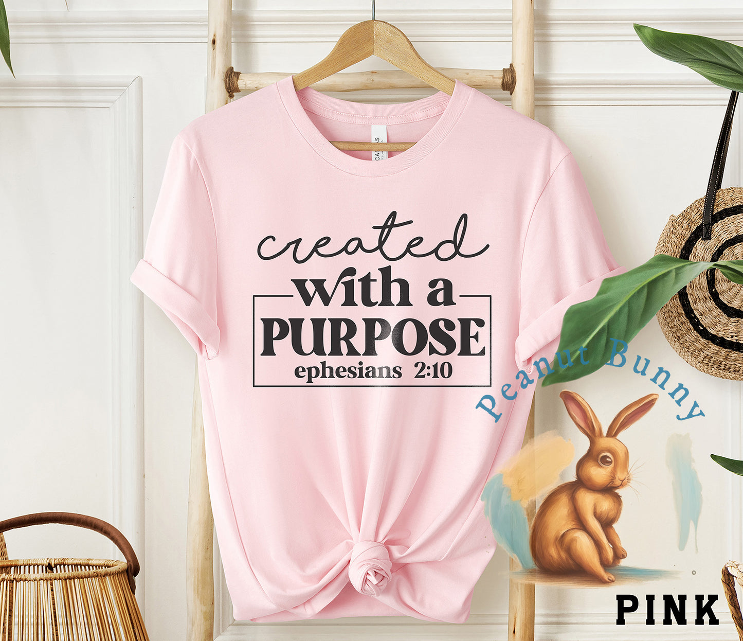 Created with a purpose ephesians 2 10-01 Christian DTF 266