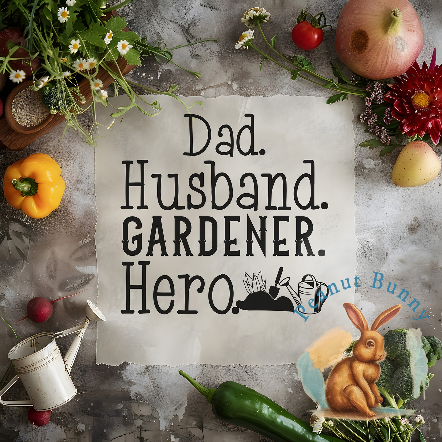 Germinate Grin Gardening DTF PIC