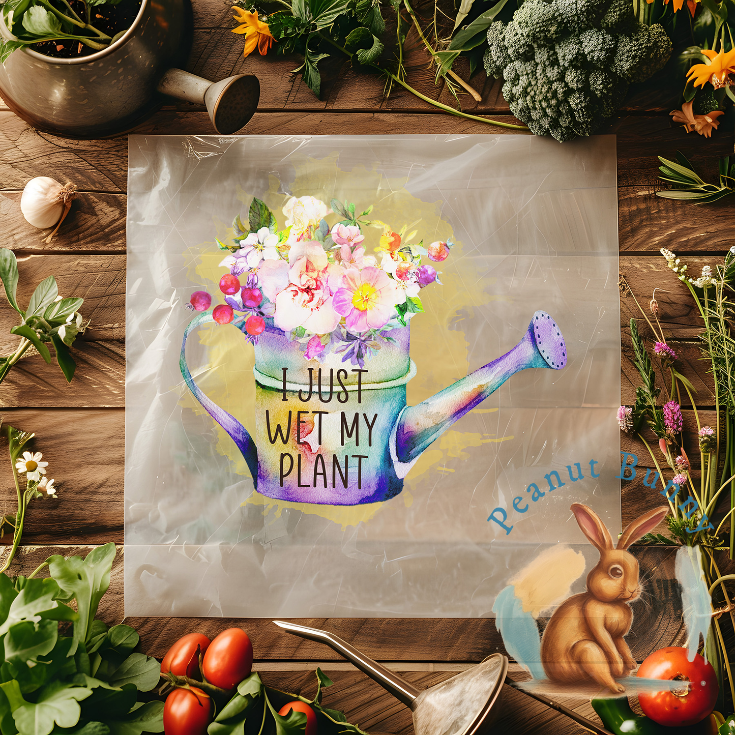 Marigold Melody Gardening DTF PIC