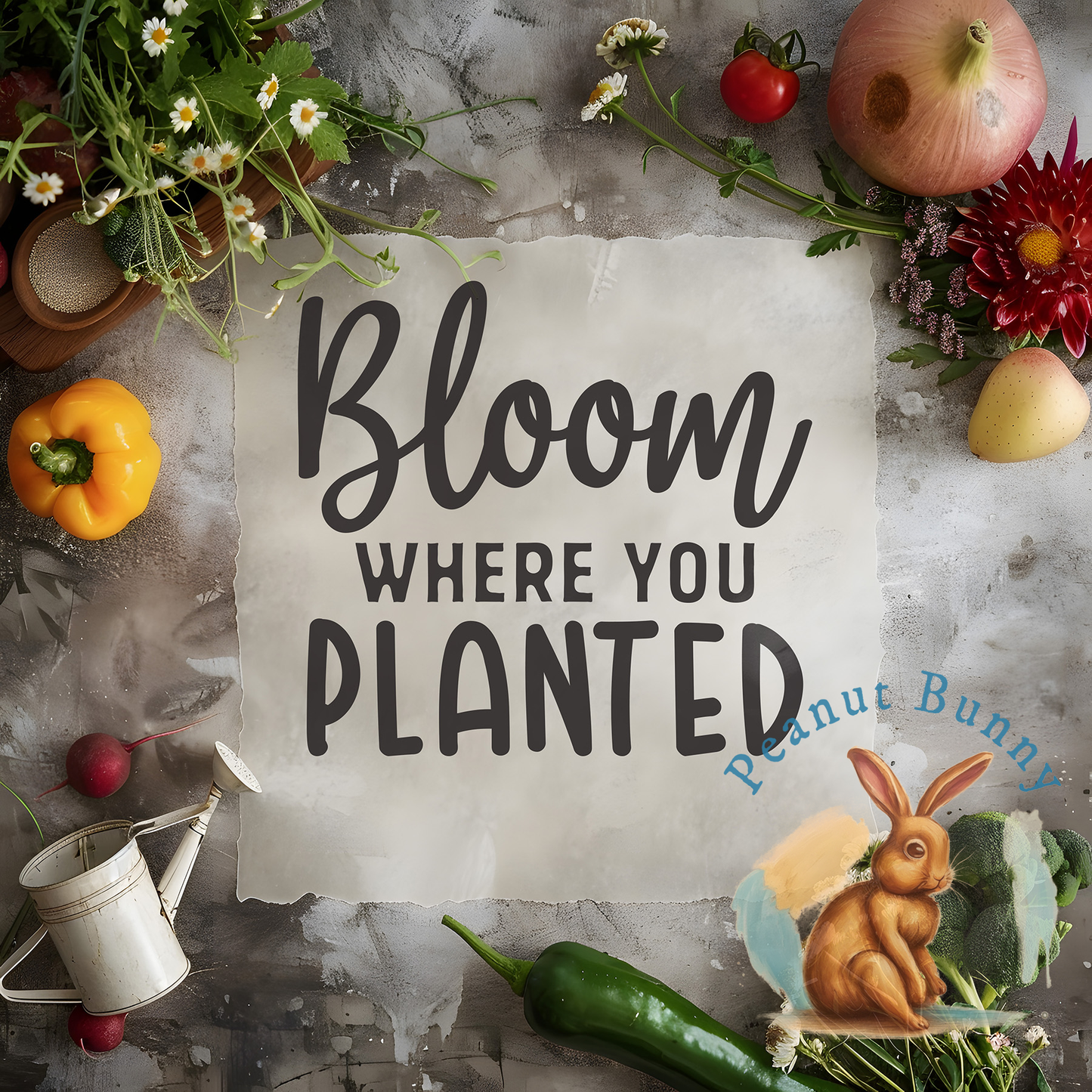 Zinnia Zing Gardening DTF PIC