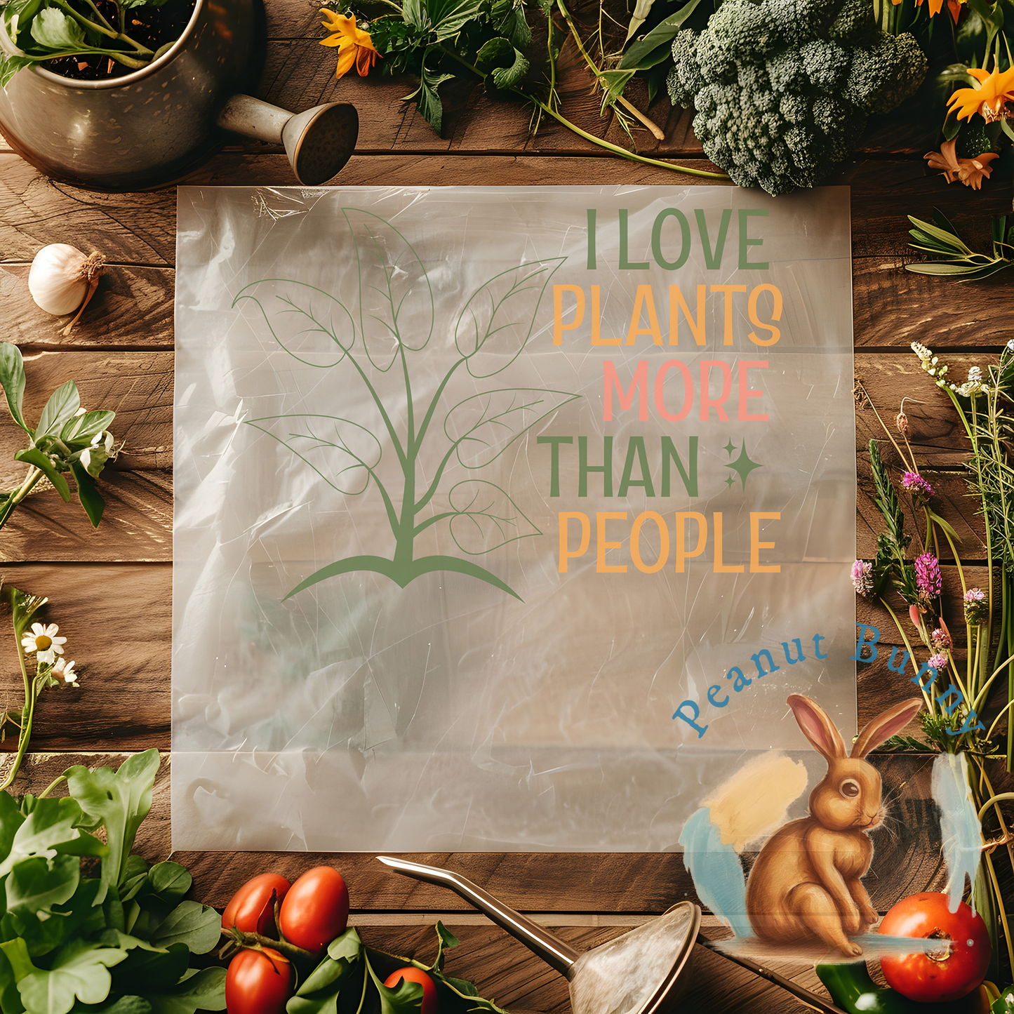 Zinnia Zen Gardening DTF PIC