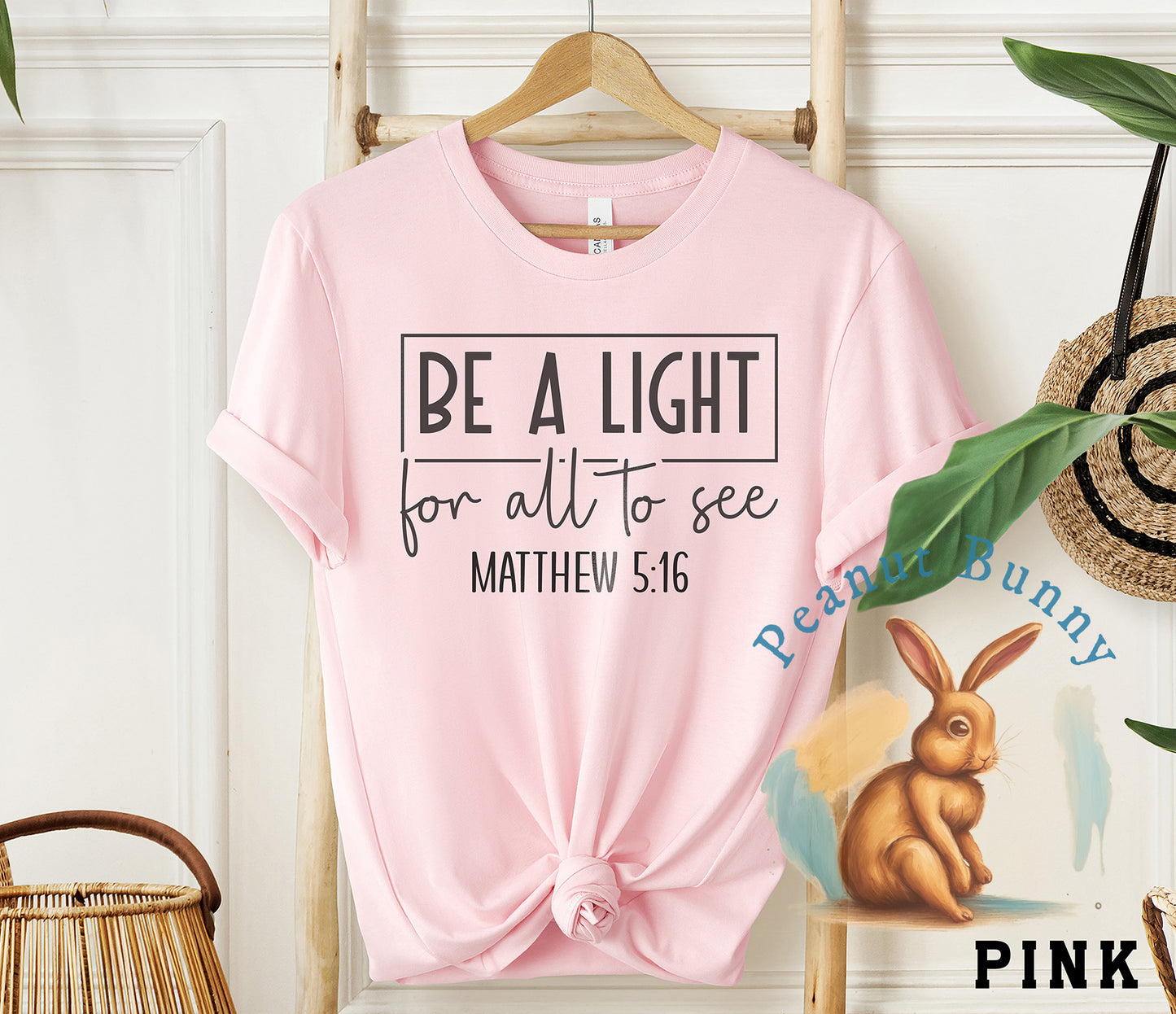 Be a light for all to see matthew 5 16-01 Christian DTF 221