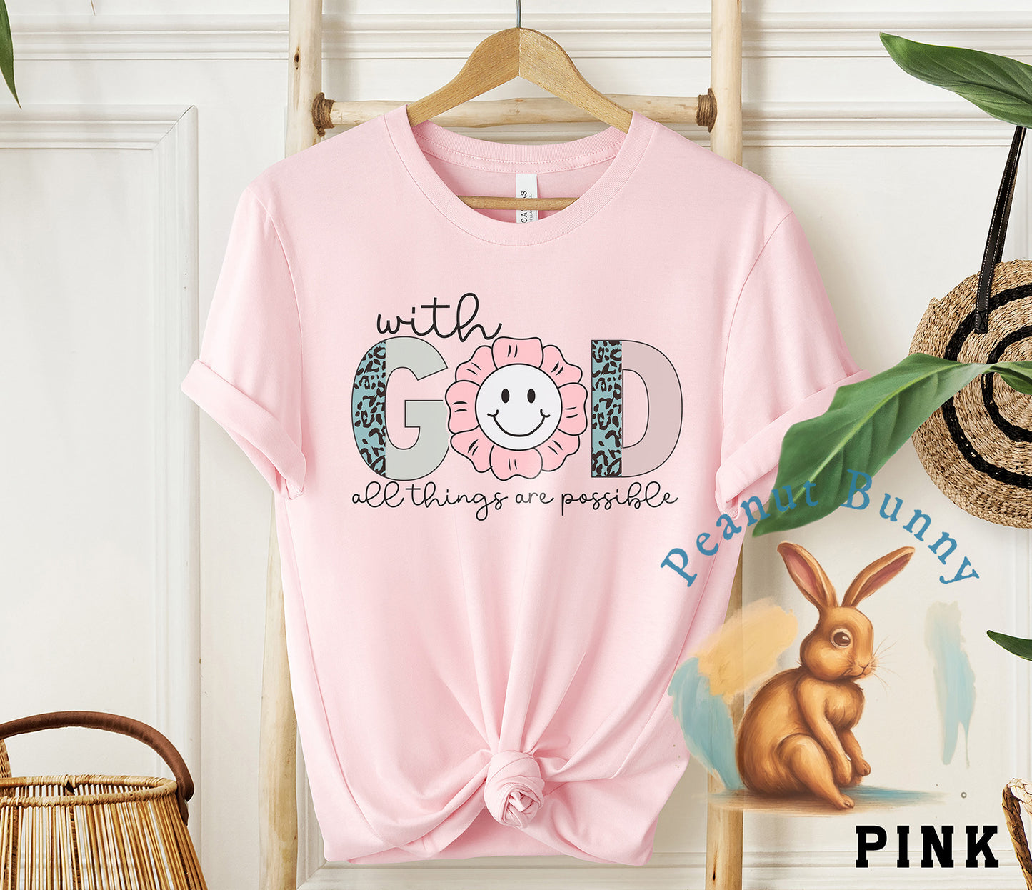 With God, All Things Are Possible Christian DTF 53