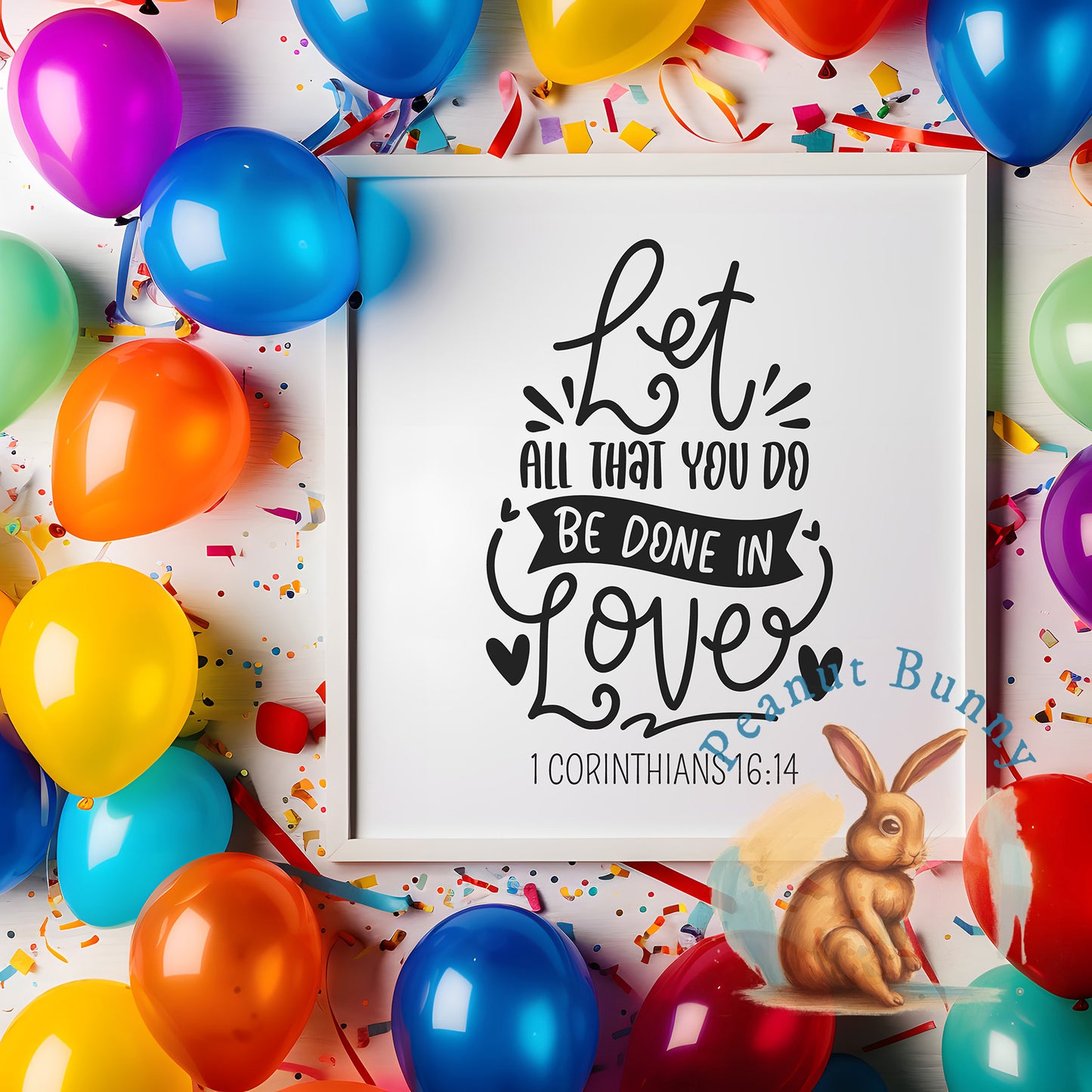 Let all that you do be done in love Christian DTF 414
