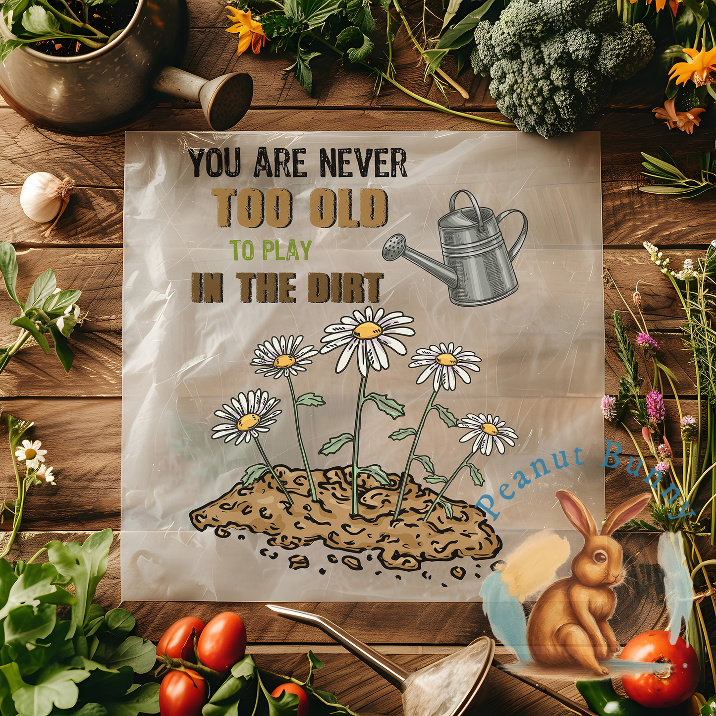 Garden Getaway Gardening DTF PIC