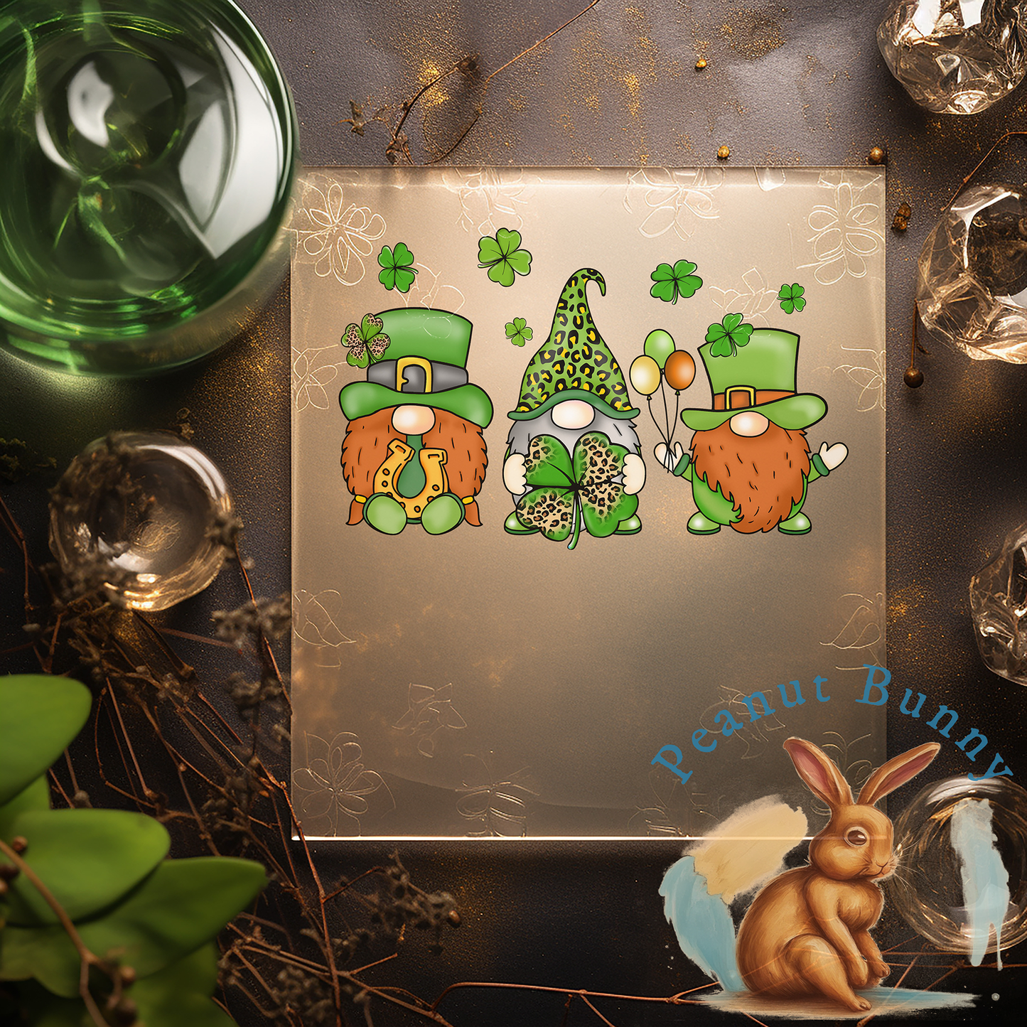 Lively Shamrock Serenade DTF Transfer