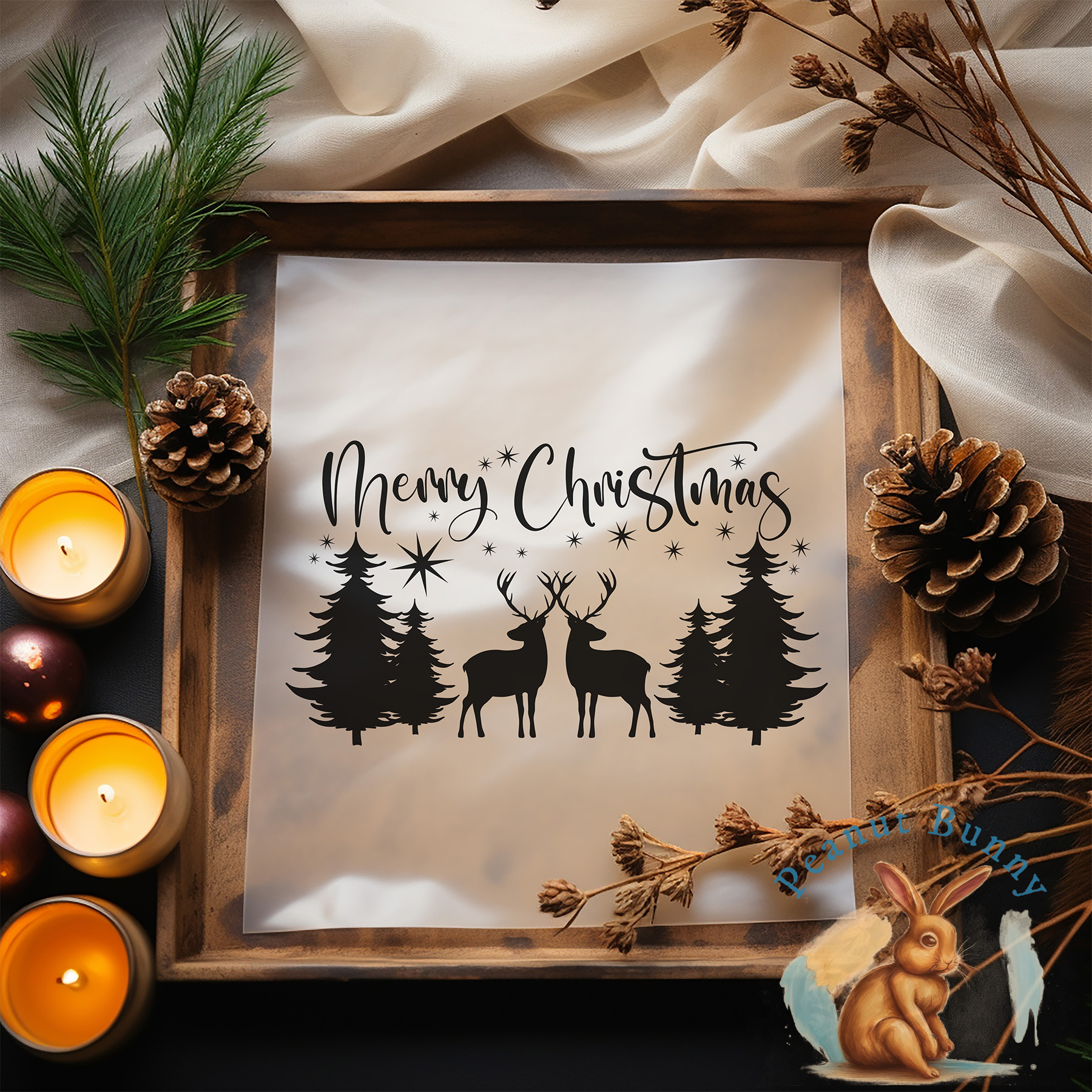 Vintage Christmas Transfer 171 PIC
