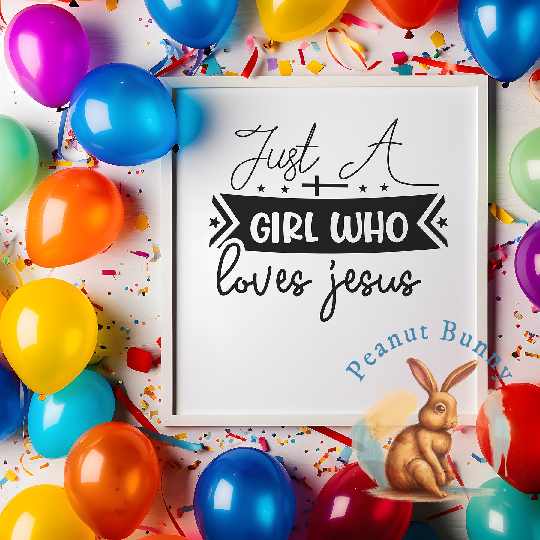 Just A Girl Who Loves Jesus-01 Christian DTF 409