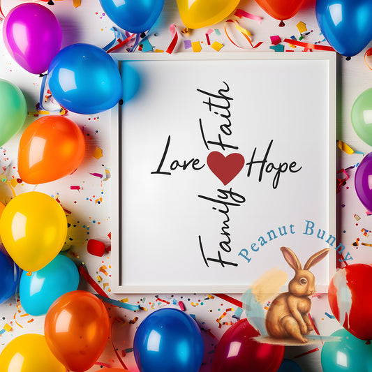 Family-Love-Faith-Hope-Cross-1 Christian DTF 301