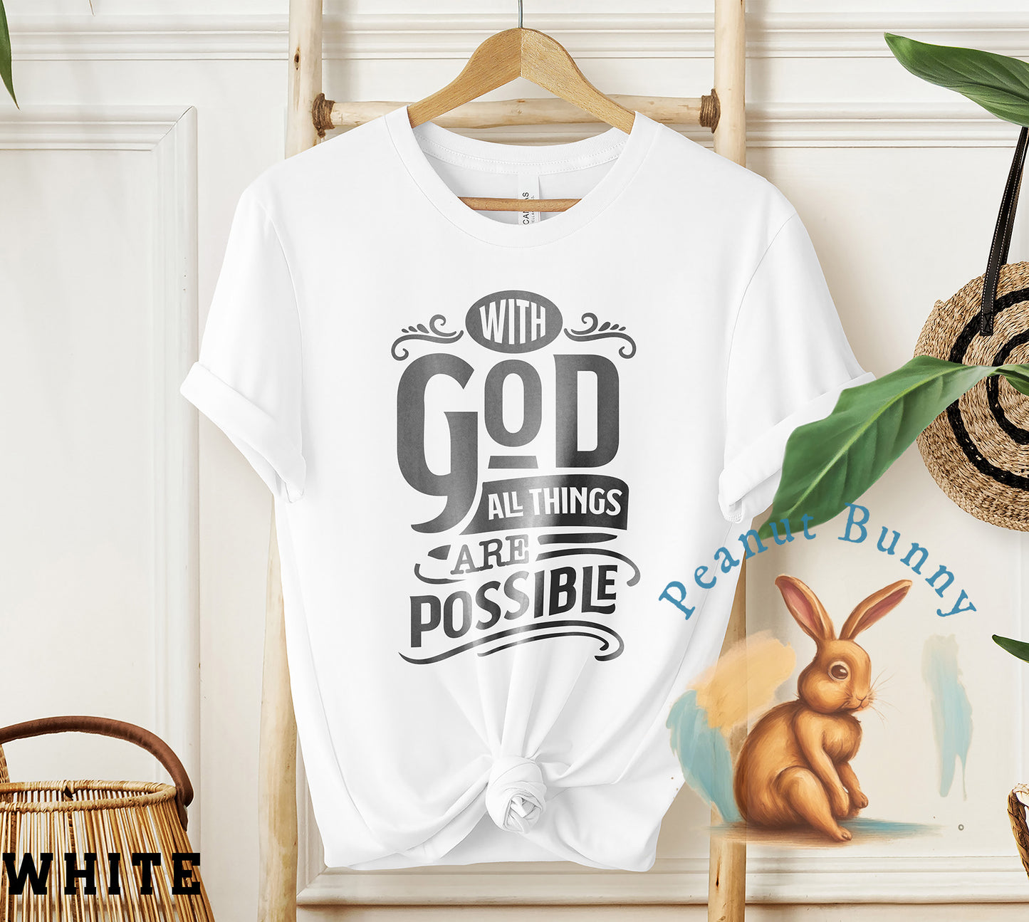 With God All Things Are Possible Christian DTF 604