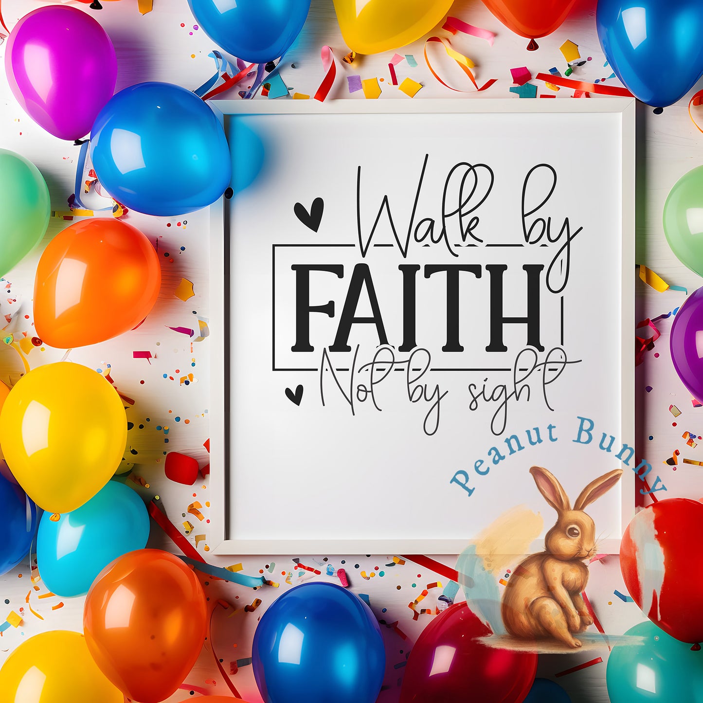 Walk by faith not by sight-01 Christian DTF 588
