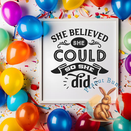 She Believed She Could Christian DTF 554