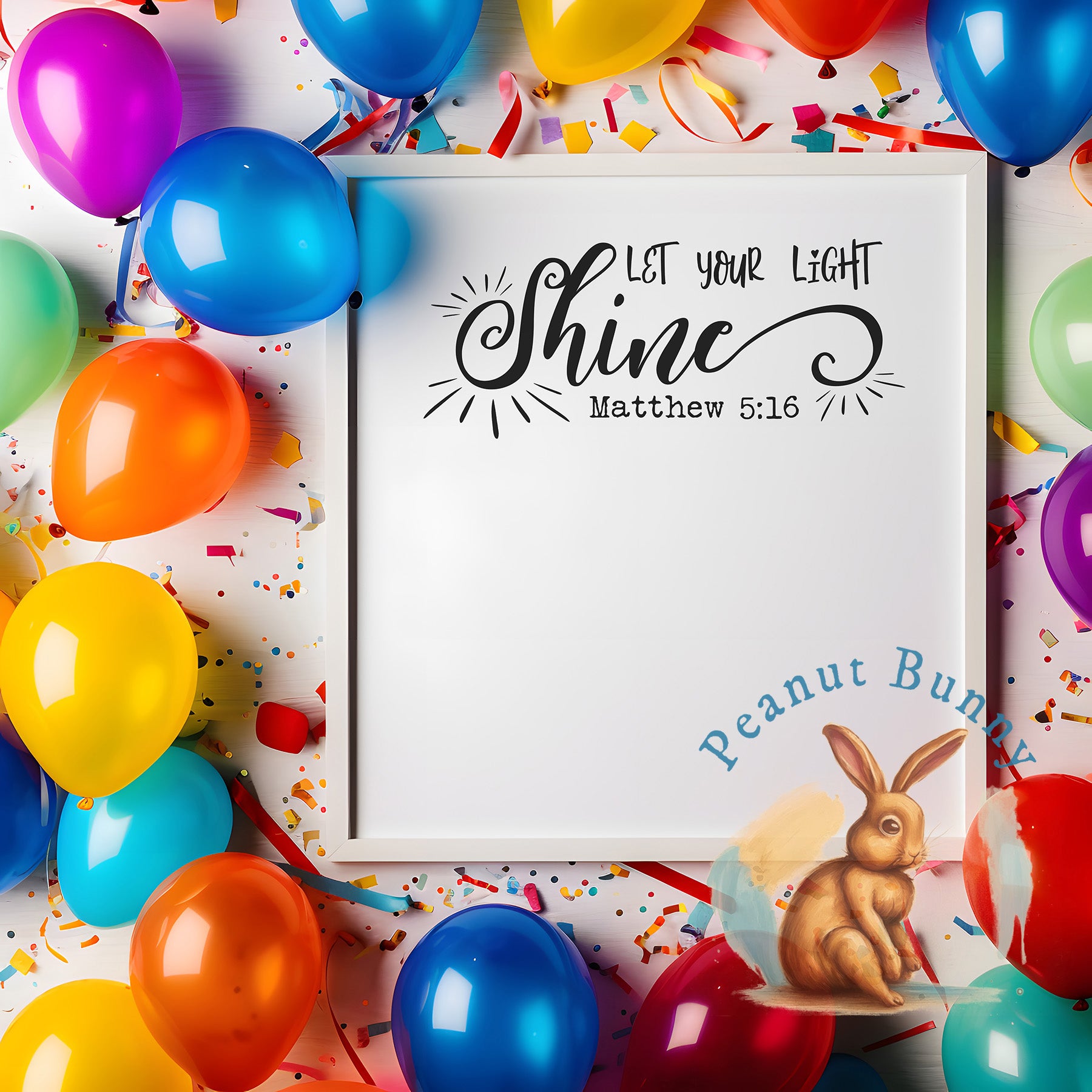Let Your Light Shine Christian DTF 420