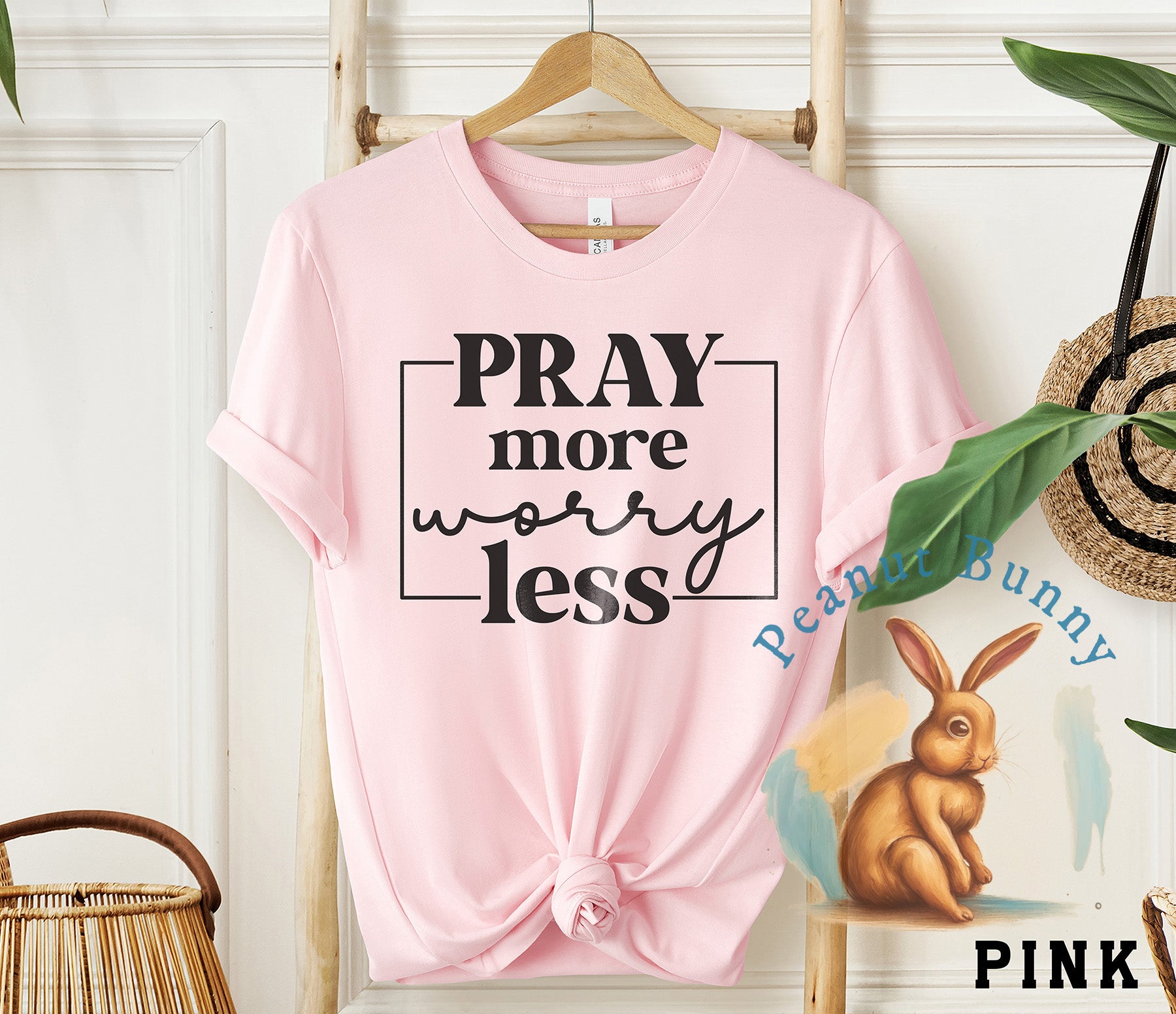 pray more worry less 1-01 Christian DTF 507