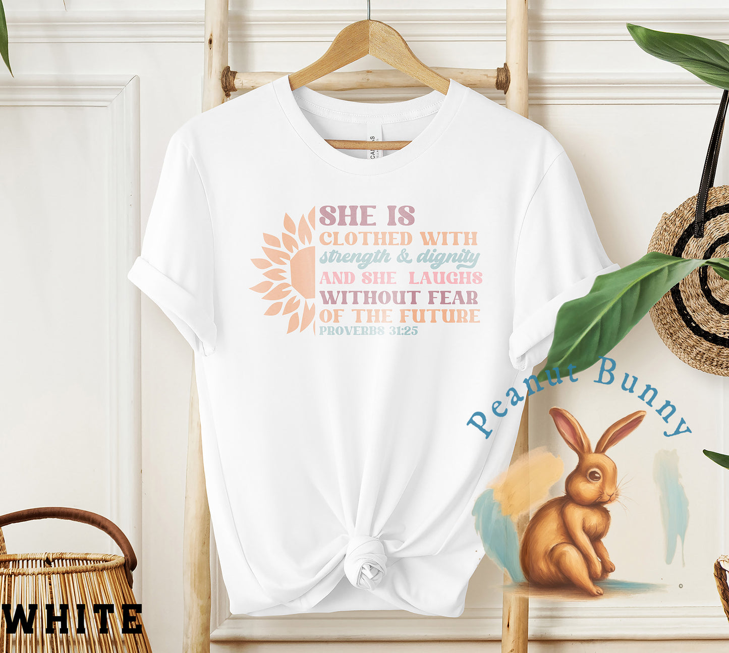 She Is Clothed With Strength & Dignity-01 Christian DTF 555