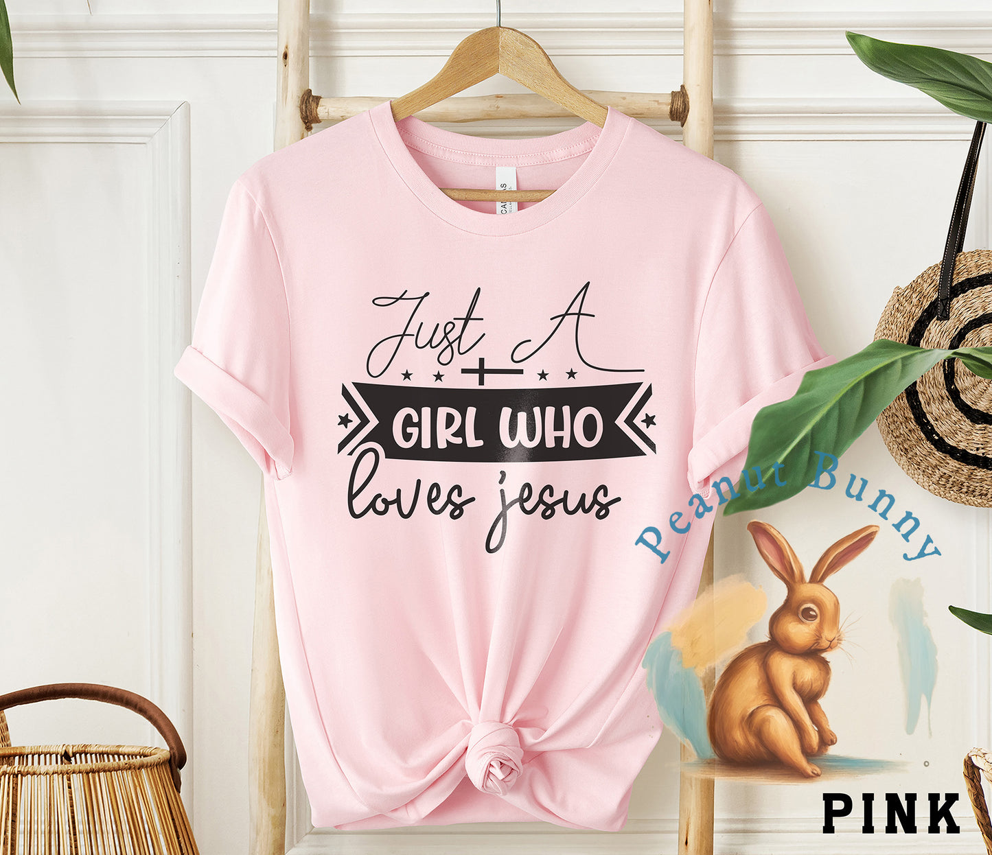 Just A Girl Who Loves Jesus-01 Christian DTF 409