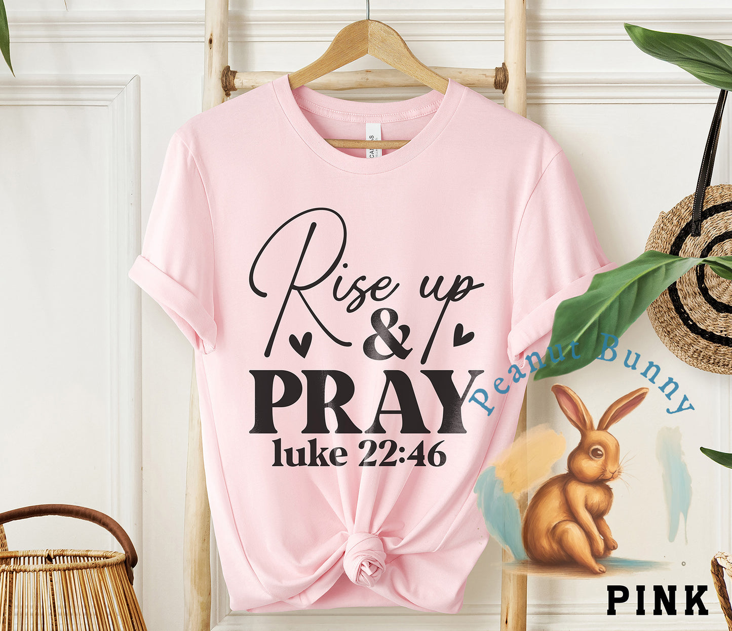 Rise up & pray luke 22 46 1-01 Christian DTF 532