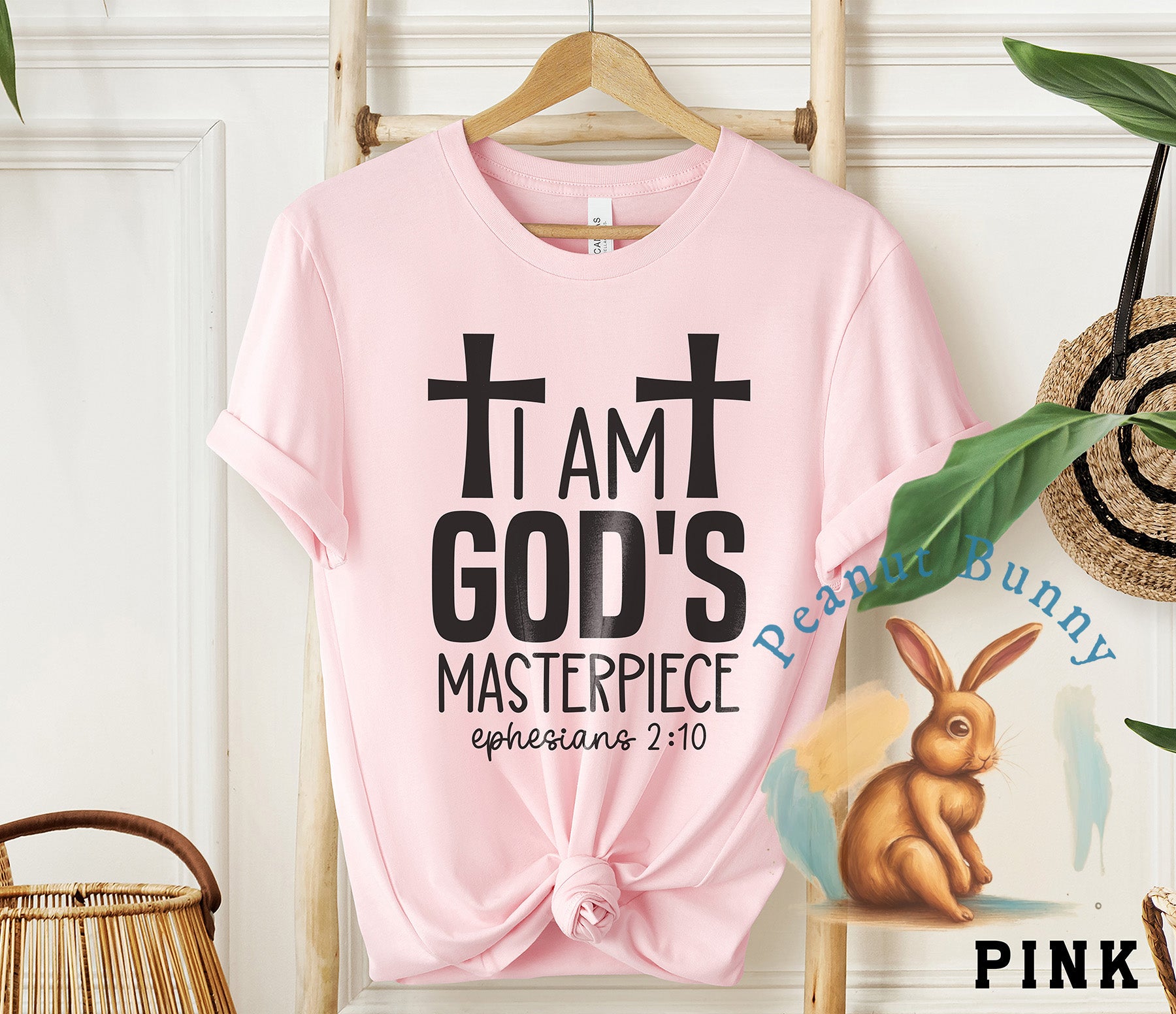 I am god's masterpiece ephesians 2 10-01 Christian DTF 357