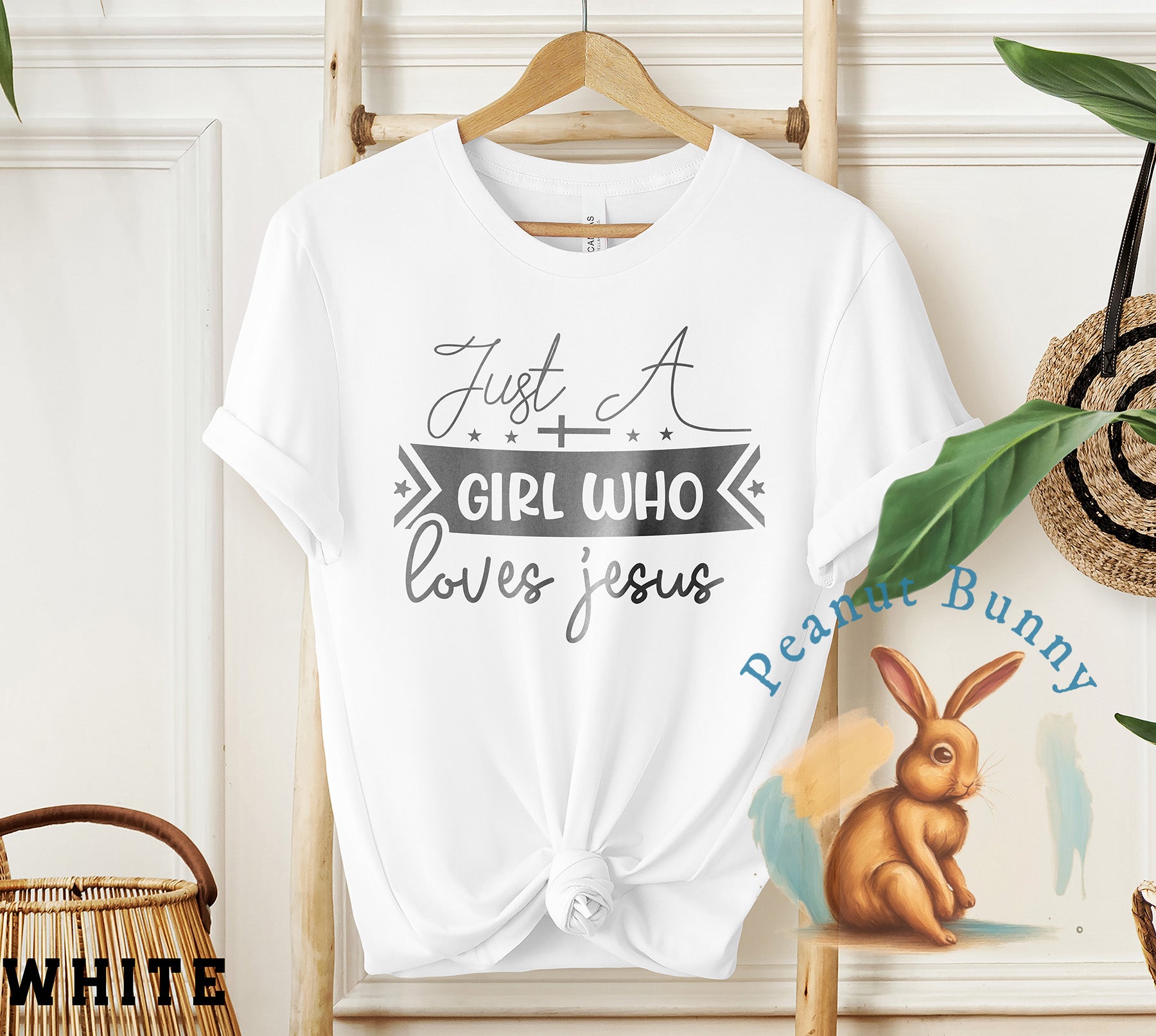 Just A Girl Who Loves Jesus-01 Christian DTF 409
