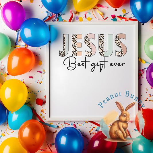 Jesus is the Gift Christian DTF 43
