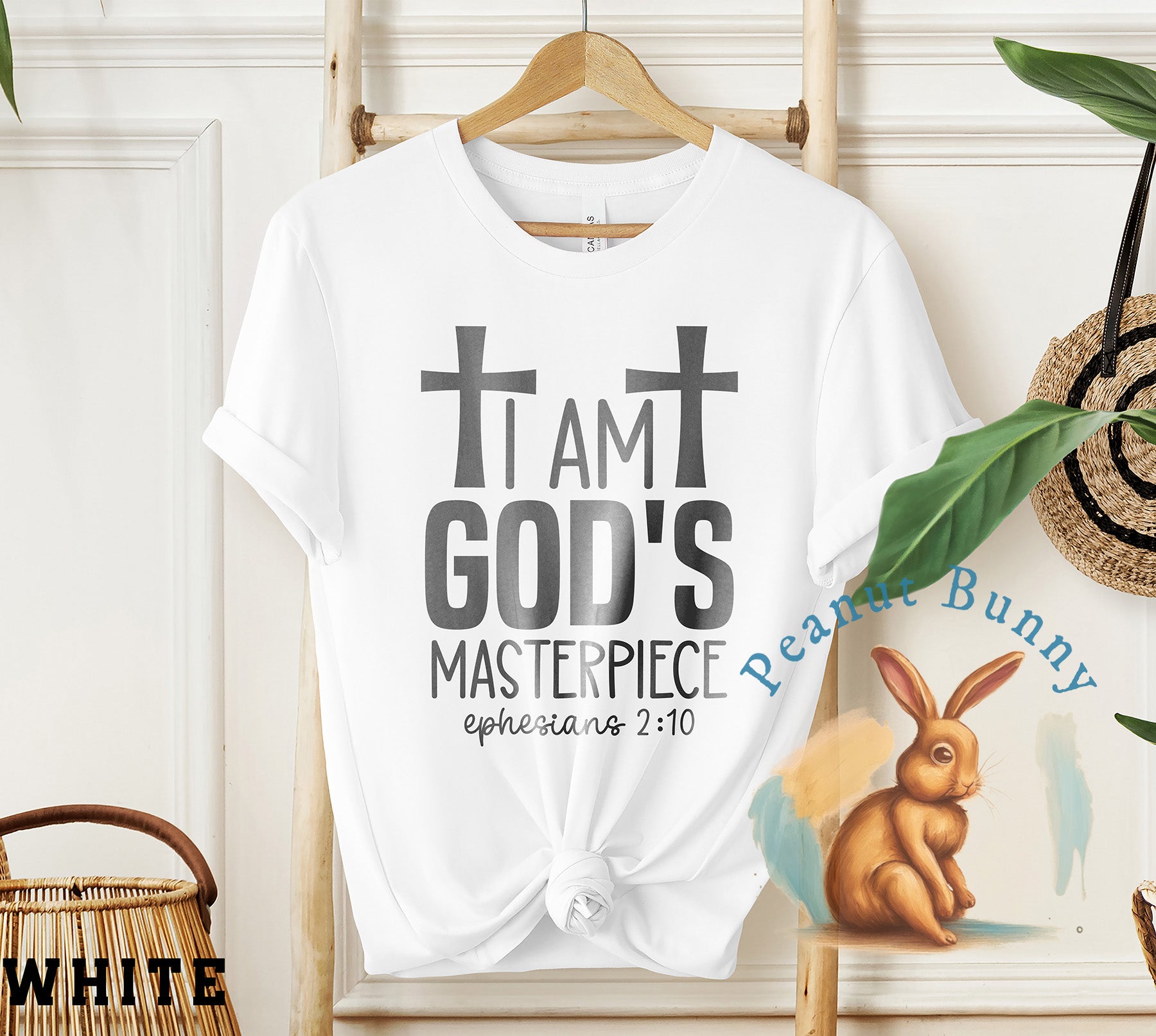 I am god's masterpiece ephesians 2 10-01 Christian DTF 357