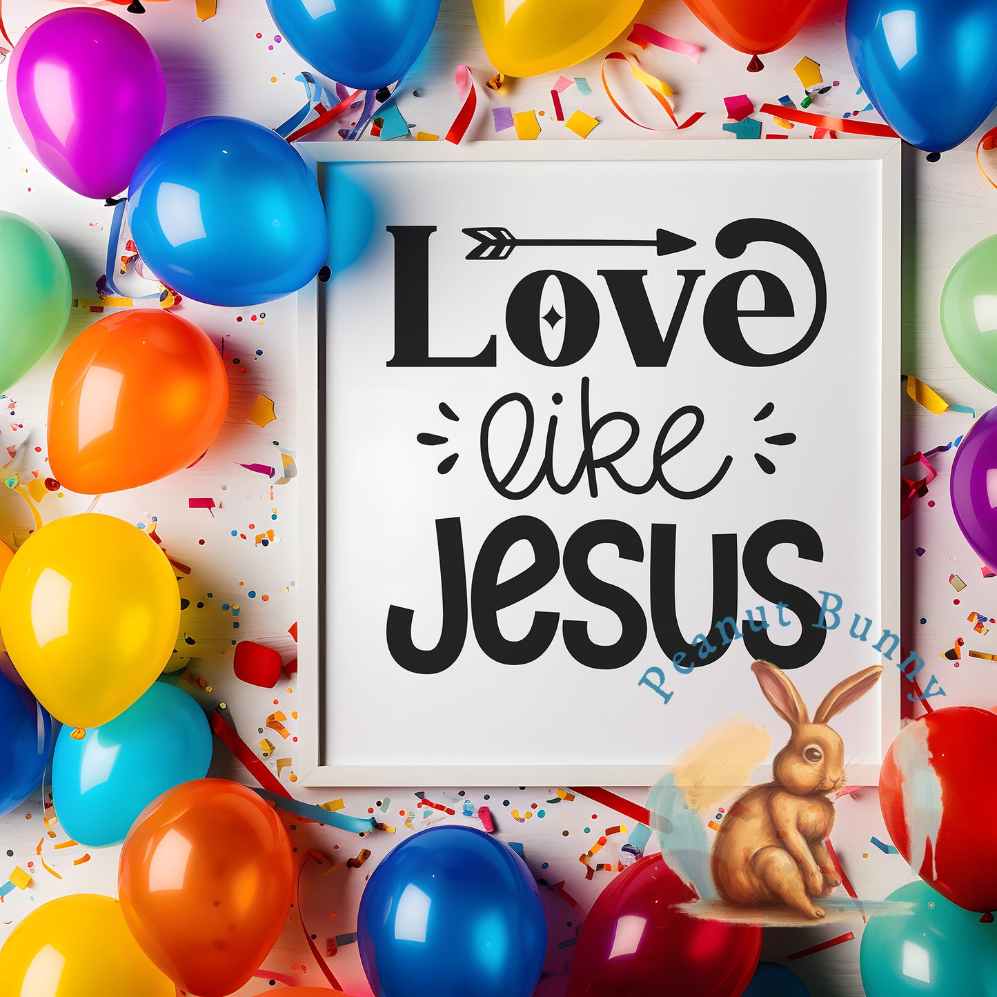 Love like jesus-01a Christian DTF 425