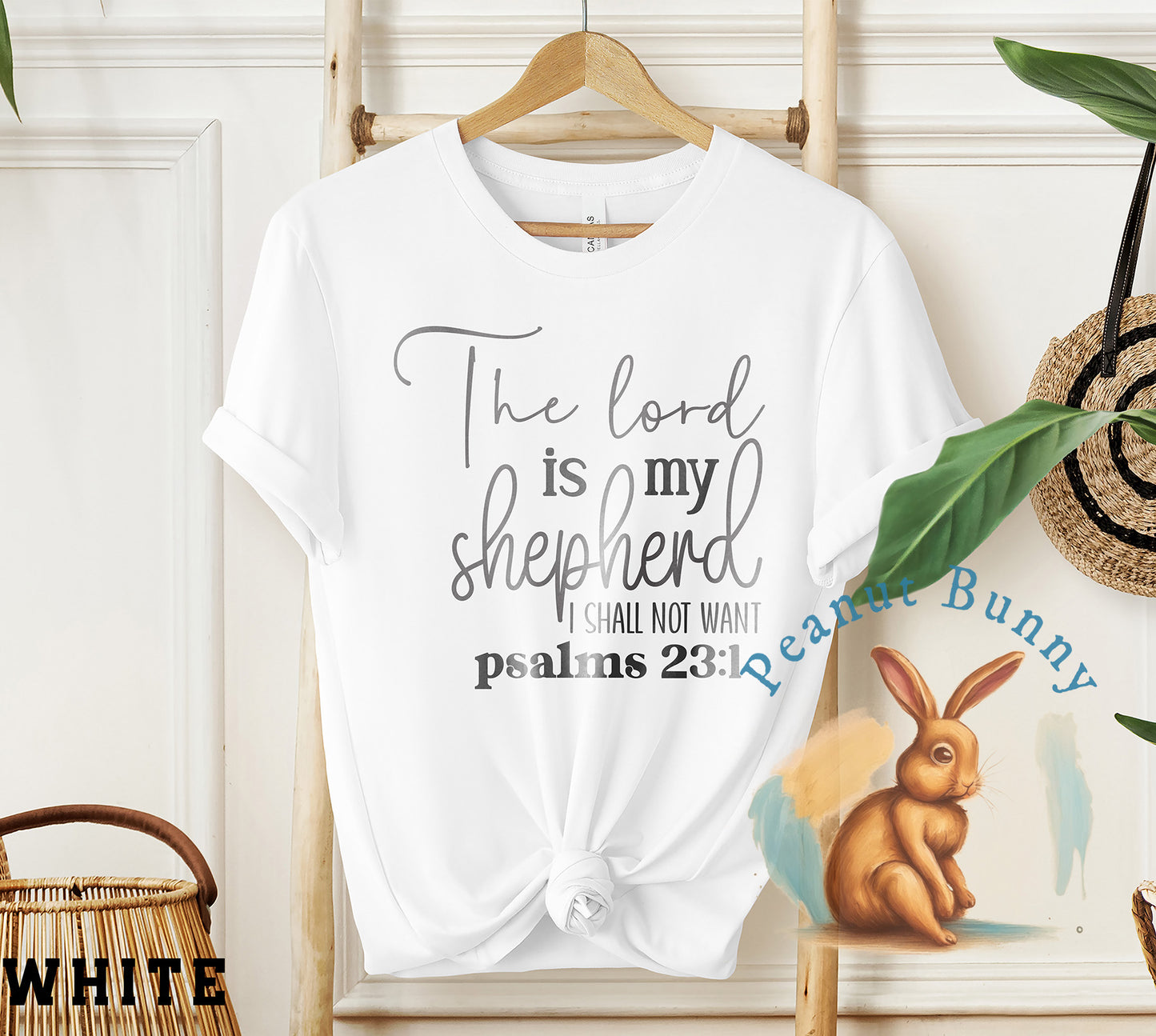 The lord is my shepherd i small not want-01 Christian DTF 575
