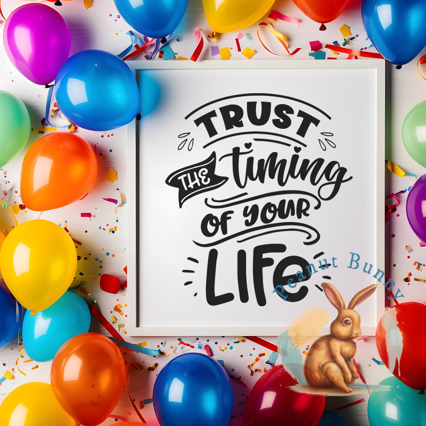Trust the timing of your life Christian DTF 586