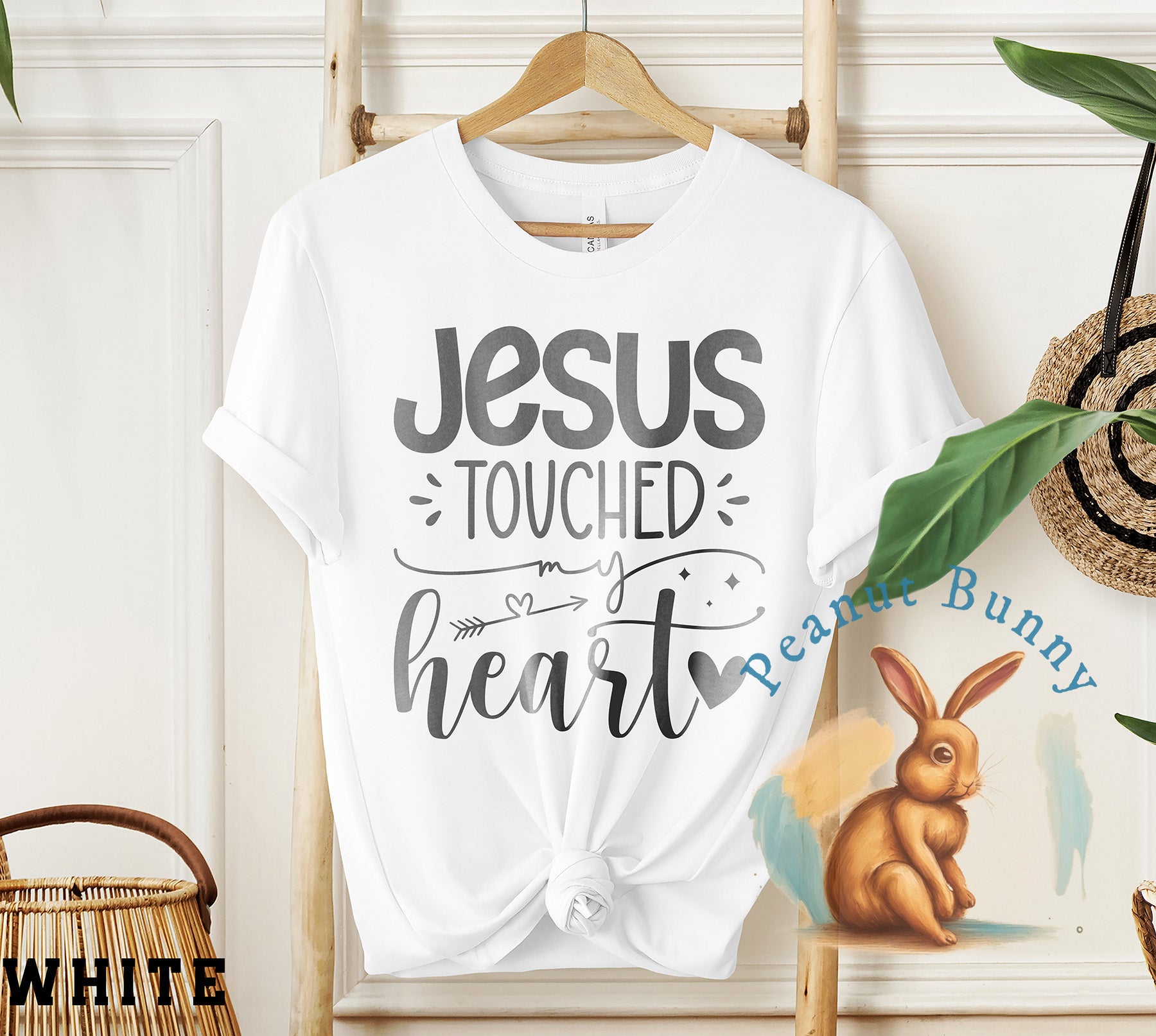Jesus touched my heart-01 Christian DTF 404