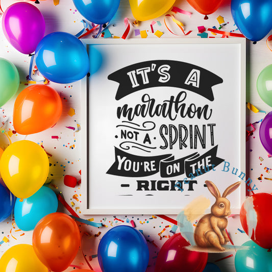 It's a marathon, not a sprint Christian DTF 390