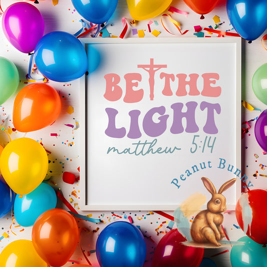 Be The Light Matthew 5 14-01 Christian DTF 239