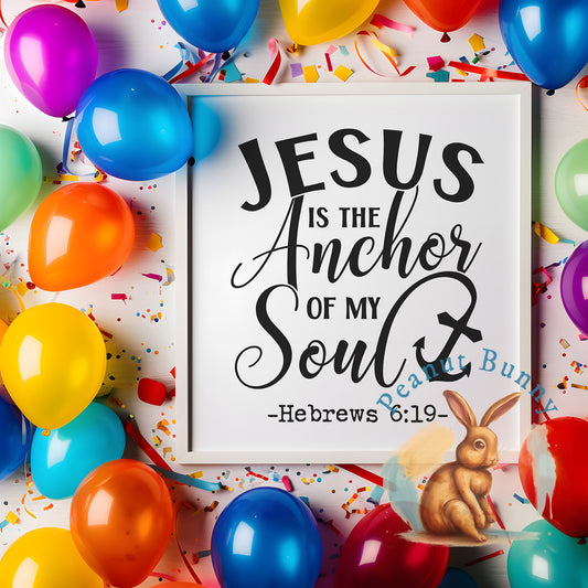Jesus Is the Anchor of My Soul Christian DTF 400