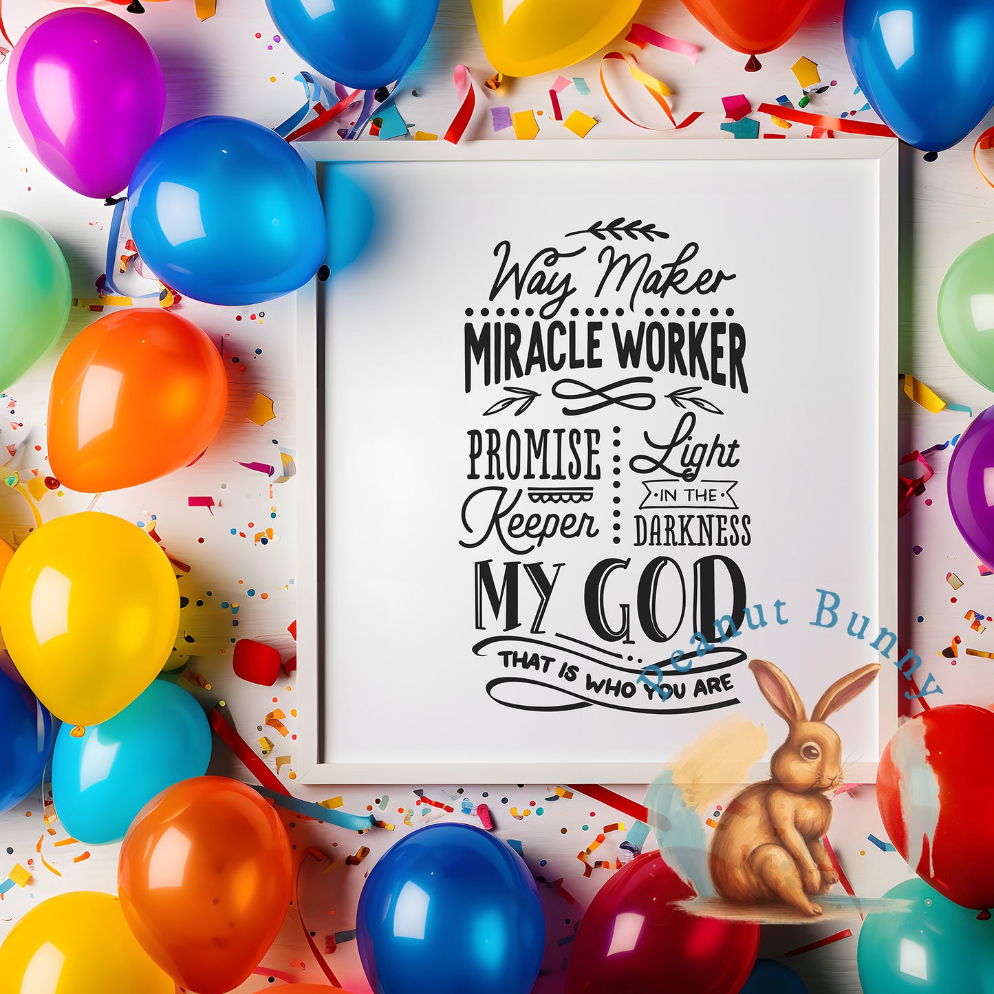 Way Maker Miracle Worker Christian DTF 590