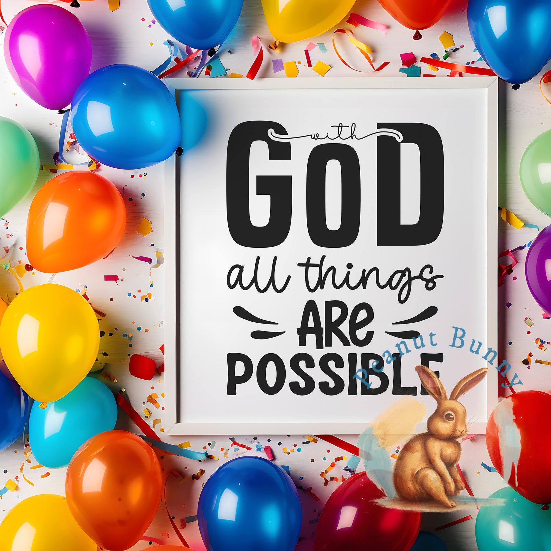 With god all things are possible-01a Christian DTF 606