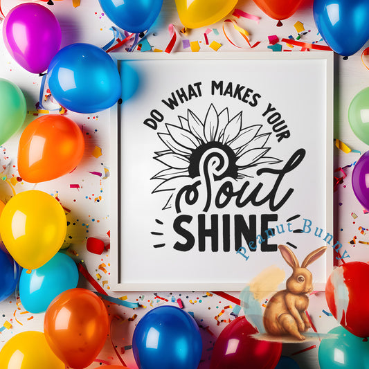 Do what makes your soul shine Christian DTF 272