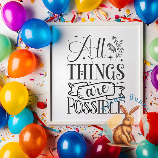 All things are possible-01 Christian DTF 212
