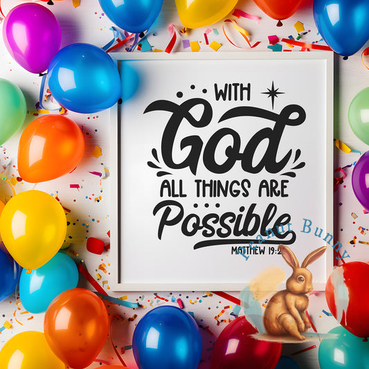 All Things Are Possible Christian DTF 211