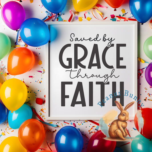 Saved by grace through faith-01 Christian DTF 551
