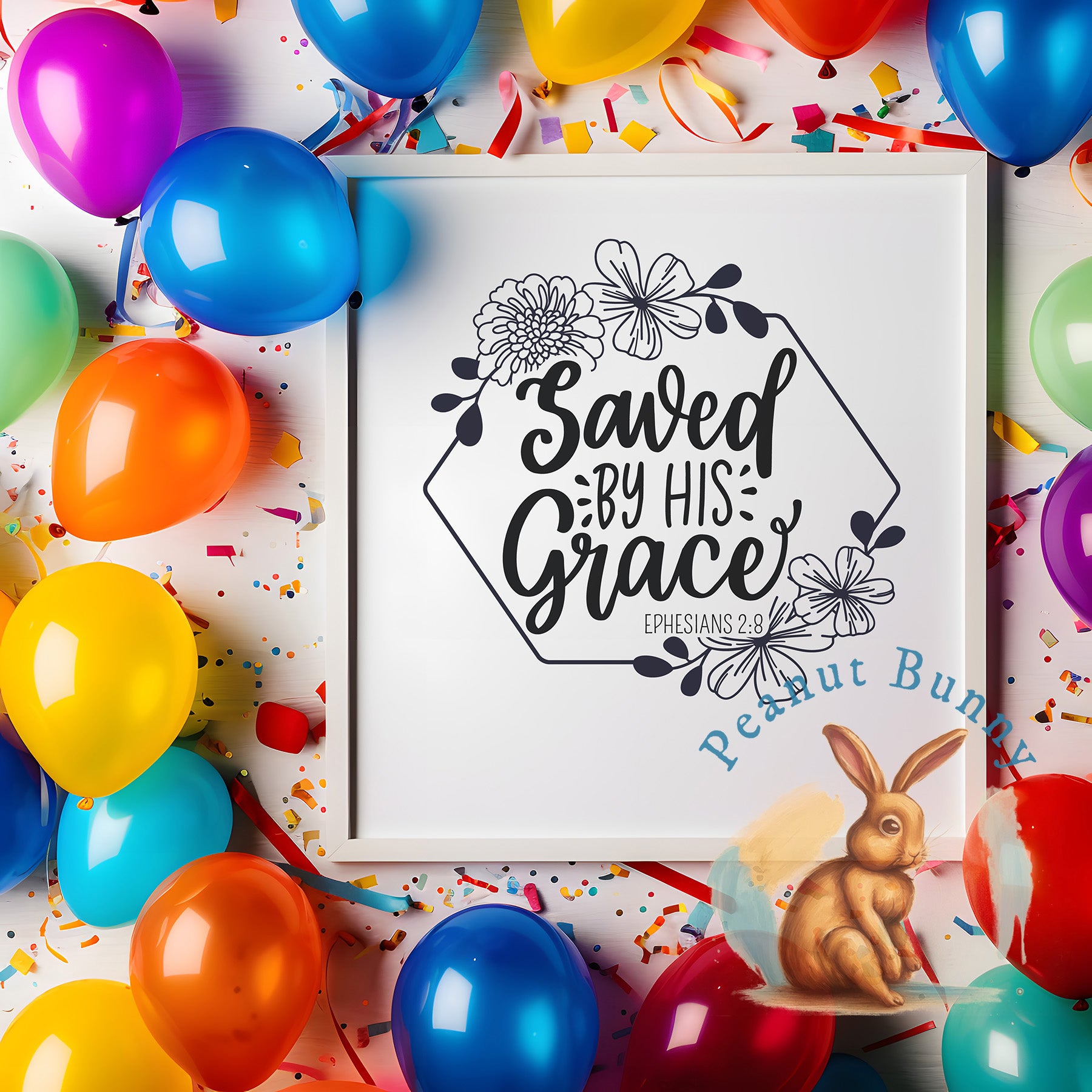 Saved by His grace Christian DTF 552