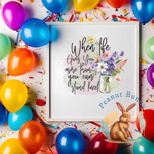 Rms0305- 4 When life Gives You more Christian DTF 537