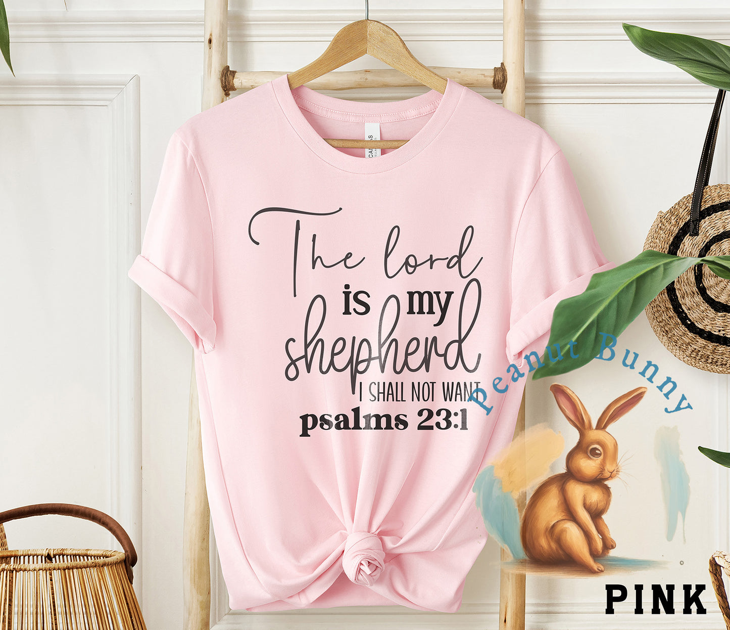 The lord is my shepherd i small not want-01 Christian DTF 575