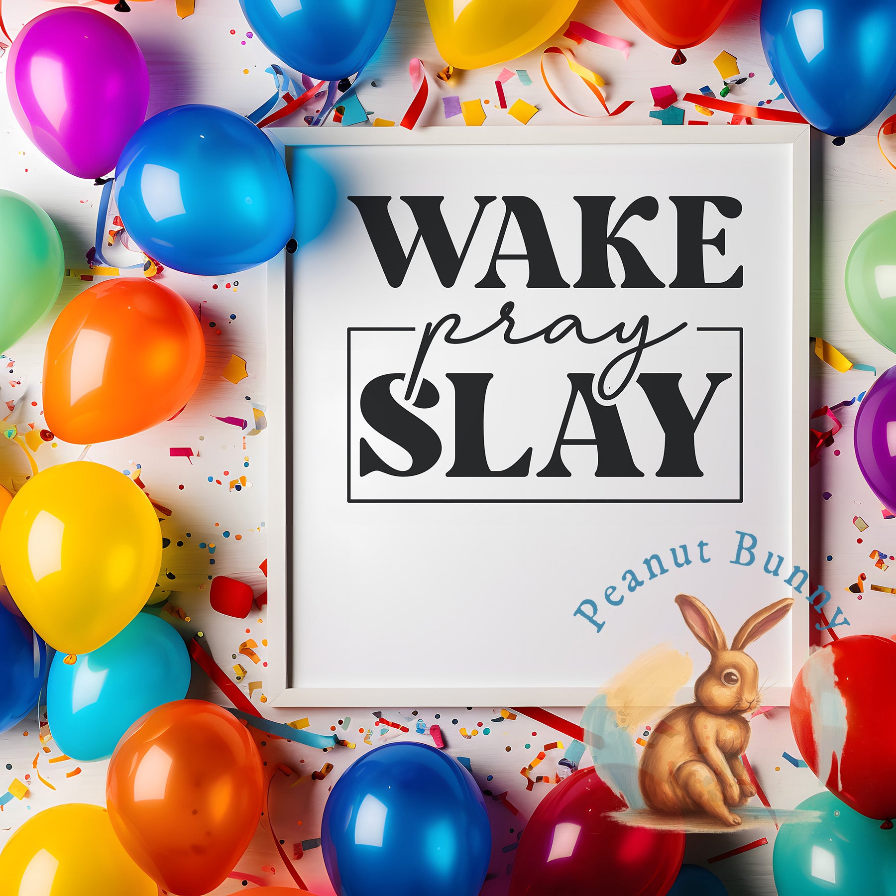 Wake pray stay-01 Christian DTF 587